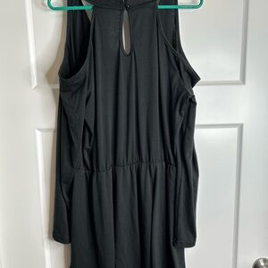 Cupshe Women’s Size XL Cold Shoulder Dress Knee Length Black New 4527